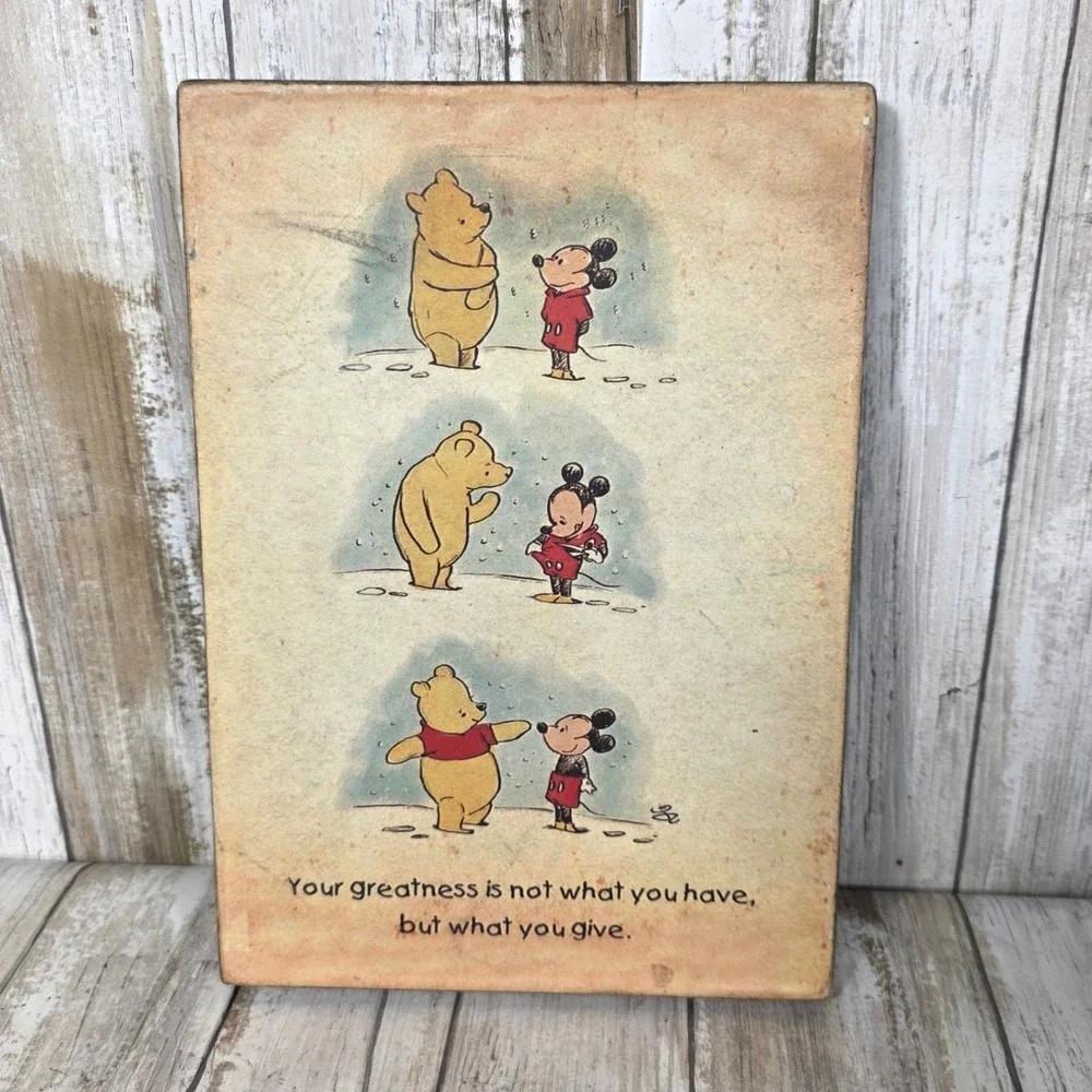 An Englishman in LA Winnie the Pooh Mickey Mouse Archival Art Tablet Jeff Cane